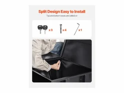 Buzón SucceBuy Buzón de Entrega para Exteriores con Cerradura para Entregas Seguras, 99 cm