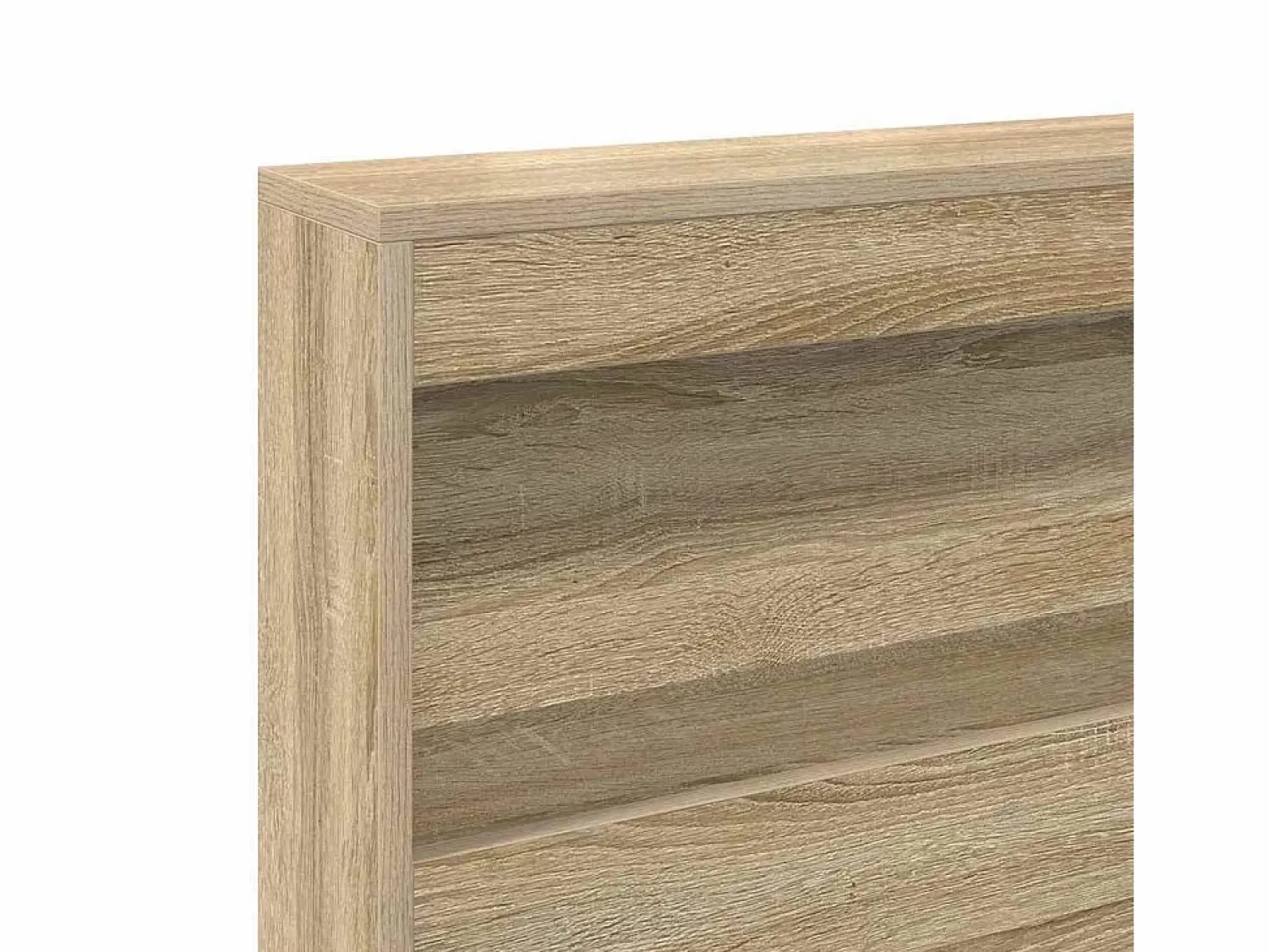 New Cabecera de almacenamiento con estante Roble Sonoma 90 cm Cabecero Y Puente De Cama