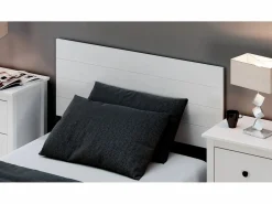 Hot Cabecero Cama Madera Maciza Pino Pintada (110 X 45, ) - Buyqualia Blanco