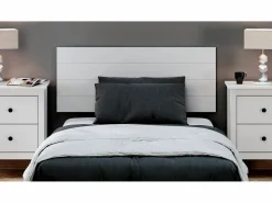 Hot Cabecero Cama Madera Maciza Pino Pintada (110 X 45, ) - Buyqualia Blanco