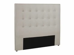 Outlet Cabecero capitoné FRANCESCO - 140 cm - Tela color Cabecero Y Puente De Cama