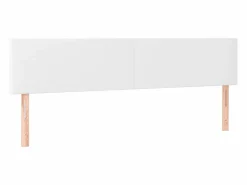 Clearance Cabecero con LED cuero sintético 160x5x78/88 cm Cabecero Y Puente De Cama