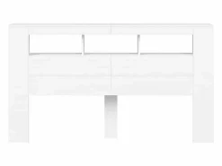 New Cabecero con LED madera de ingeniería 180x18,5x103,5 cm Cabecero Y Puente De Cama