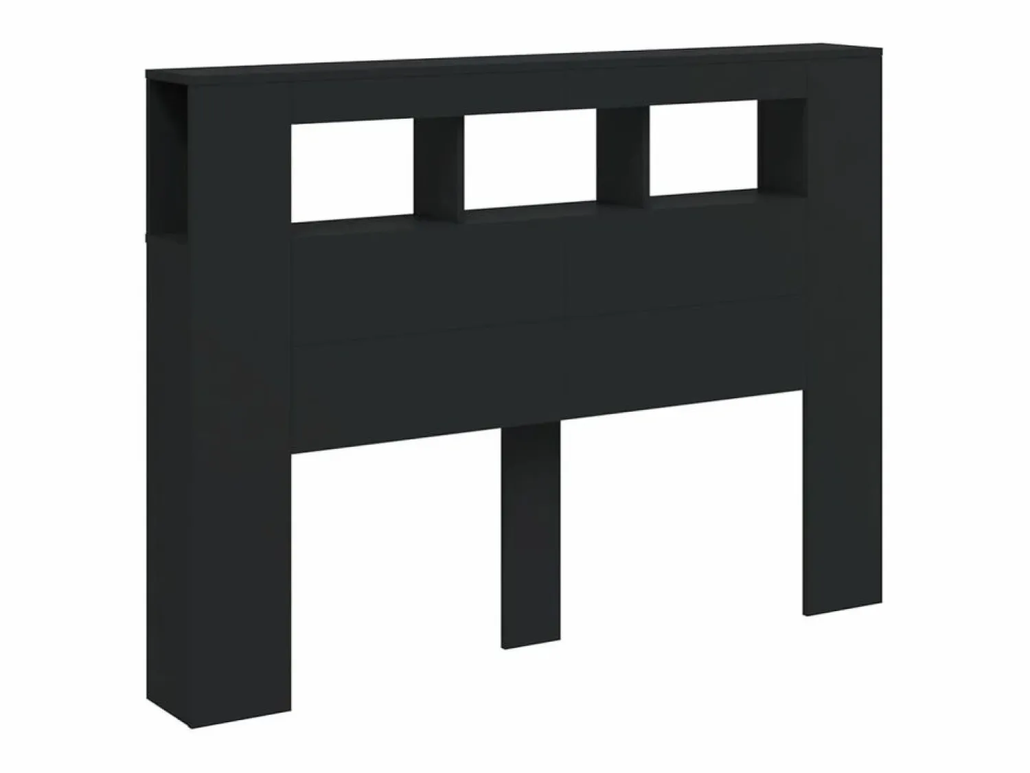 Cabecero con LED madera de ingeniería 140x18,5x103,5 cm Cabecero Y Puente De Cama