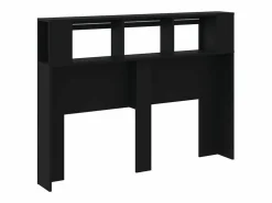 Cabecero con LED madera de ingeniería 140x18,5x103,5 cm Cabecero Y Puente De Cama