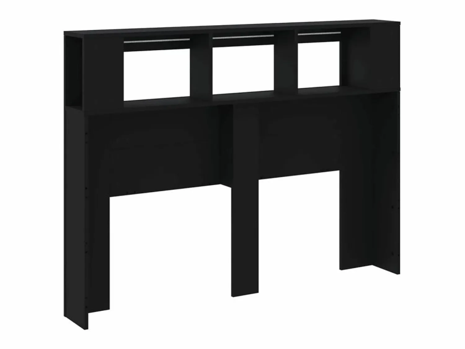 Cabecero con LED madera de ingeniería 140x18,5x103,5 cm Cabecero Y Puente De Cama