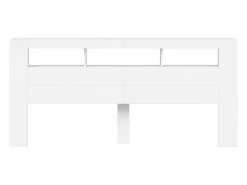 vidaxl Cabecero con LED madera de ingeniería 220x18,5x103,5 cm