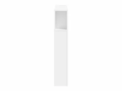 Outlet vidaxl Cabecero con LED madera de ingeniería 120x18,5x103,5 cm Blanco