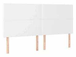 Sale Cabecero con luces LED cuero sintético 160x5x118/128 cm Cabecero Y Puente De Cama