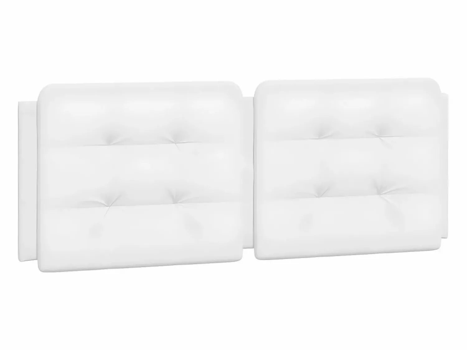 Clicnbuy Cabecero de cama acolchado cuero sintético 140 cm