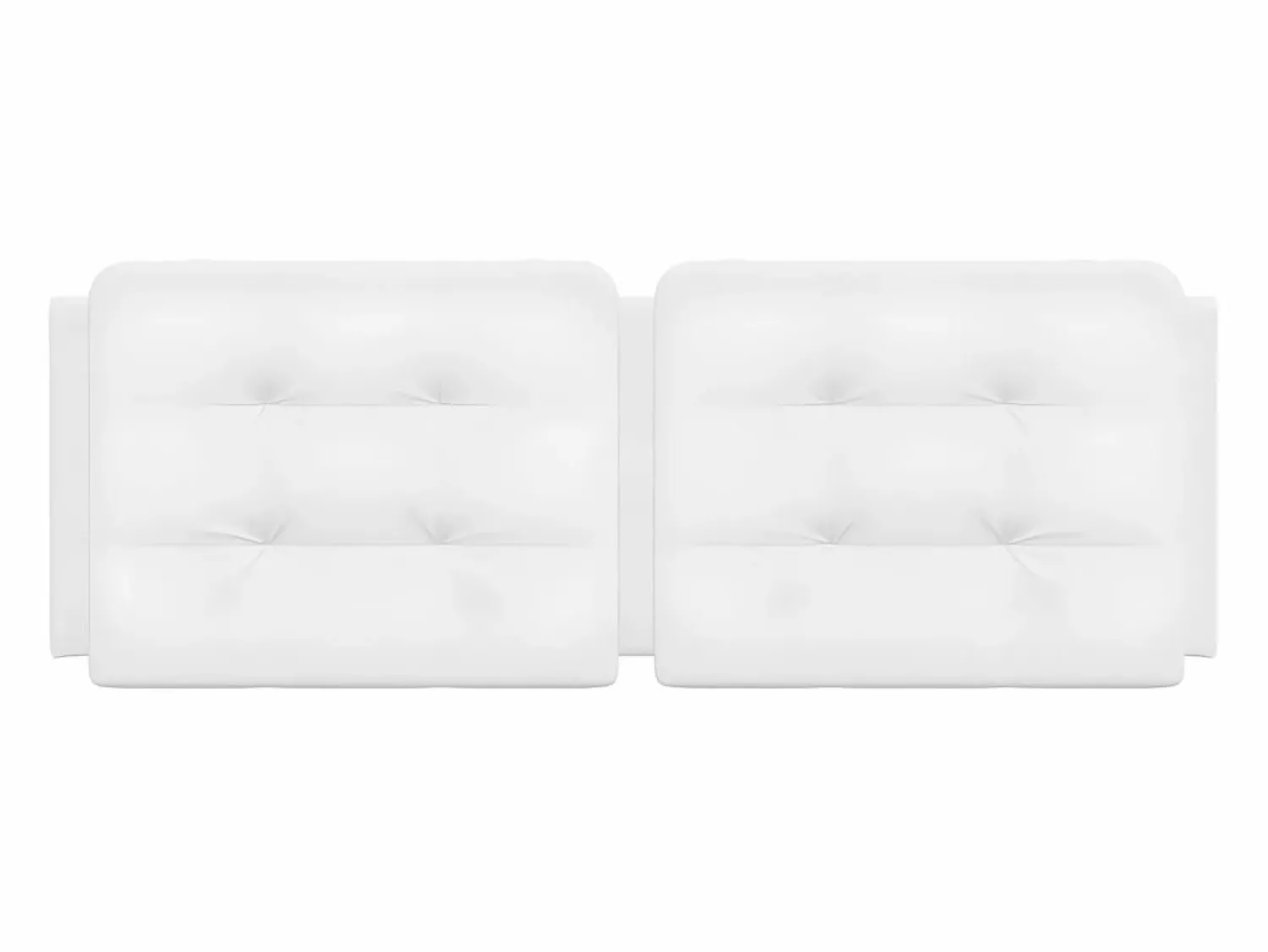 Clicnbuy Cabecero de cama acolchado cuero sintético 140 cm