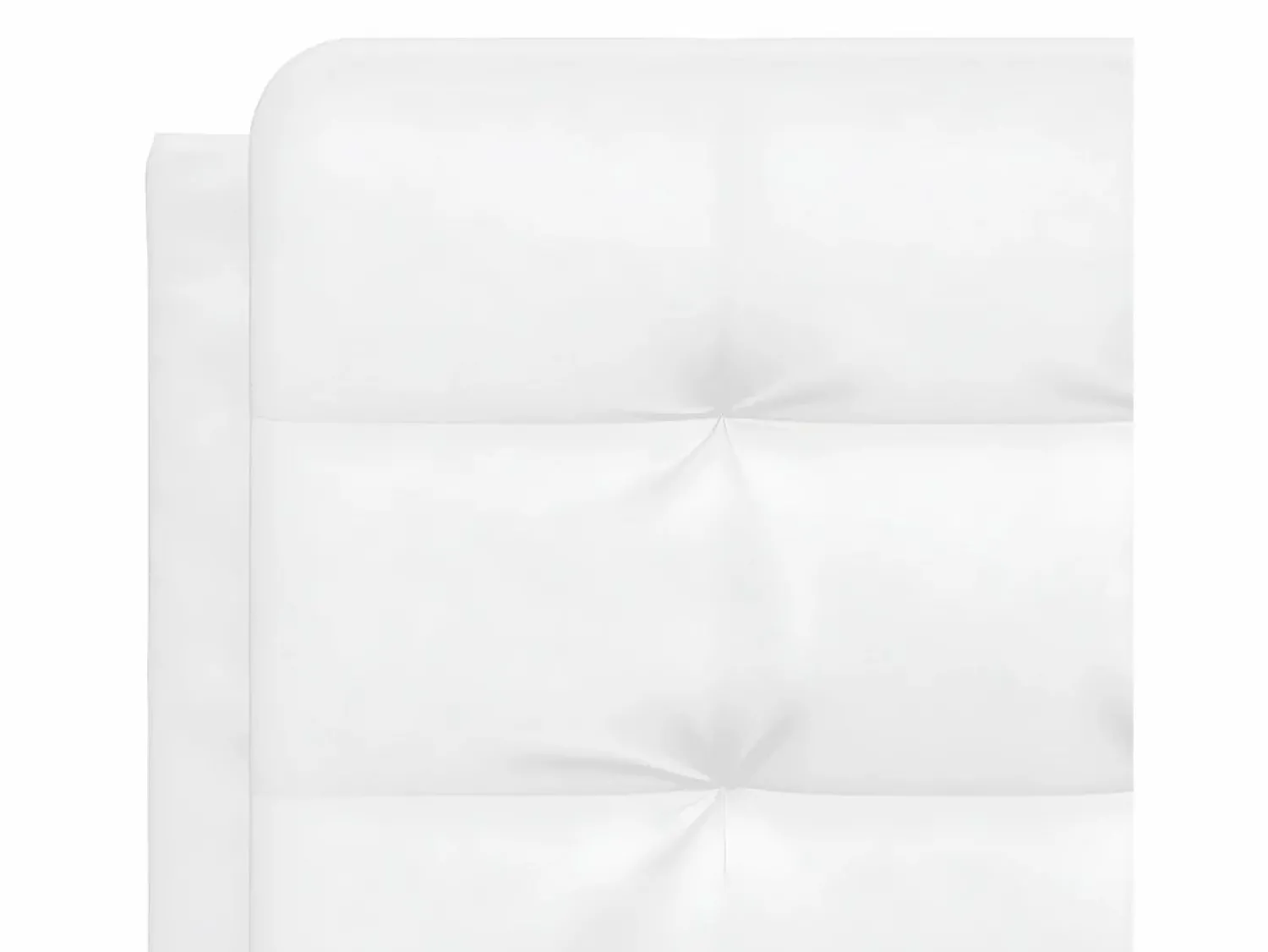 Clicnbuy Cabecero de cama acolchado cuero sintético 140 cm