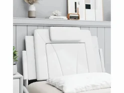 Clicnbuy Cabecero de cama acolchado cuero sintético 80 cm