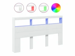 Clicnbuy Cabecero de cama con LED 180x17x102 cm