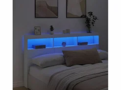 Clicnbuy Cabecero de cama con LED 180x17x102 cm