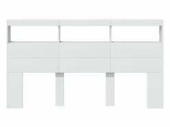 vidaxl Cabecero de cama con LED 180x17x102 cm