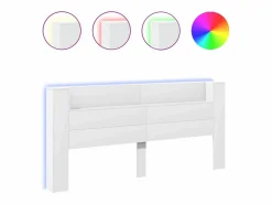 Cabecero de cama con LED 220x16,5x103,5 cm ES476433
