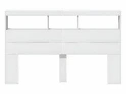 Online Clicnbuy Cabecero de cama con LED 160x17x102 cm Blanco