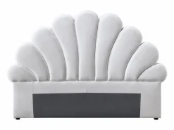 Vente-unique Cabecero de cama concha 160 cm de terciopelo - MOANA