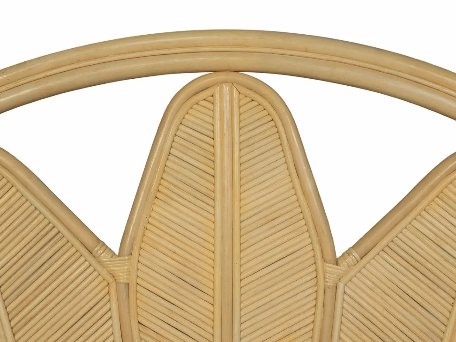 Vente-unique Cabecero de cama de 140 cm de ratán de color natural - CHELINA