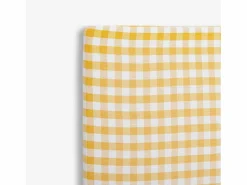 Online Cabecero infantil tapizado en vichy color 110x52cm Amarillo