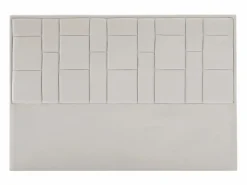 Outlet Vente-unique Cabecero moderno de 180 cm en terciopelo - HERMINE Beige