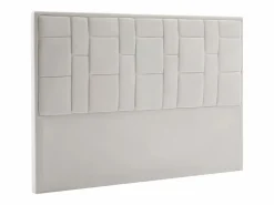 Outlet Vente-unique Cabecero moderno de 180 cm en terciopelo - HERMINE Beige