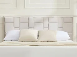 Vente-unique Cabecero moderno de terciopelo de 160 cm - HERMINE