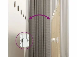 Cabecero pared madera contrachapada roble Sonoma 240x1,5x80cm Cabecero Y Puente De Cama