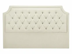 Vente-unique Cabecero tapizado 200 cm en tela - JOHENE