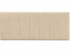 VS Venta-stock Cabecero tapizado Creta 150x60 cm Color , Acolchado con Espuma, Bordado Vertical, 8 cm de Grosor