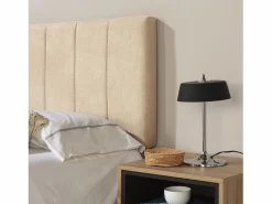 VS Venta-stock Cabecero tapizado Creta 150x60 cm Color , Acolchado con Espuma, Bordado Vertical, 8 cm de Grosor