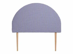 Cabecero tapizado infantil vichy MOON Azul