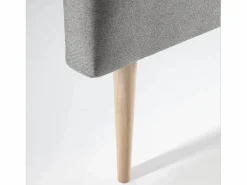 Outlet VS Venta-stock Cabecero tapizado Oslo 140x100 cm, capitone en Tela , 8 cm de profundidad Gris