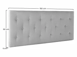 VS Venta-stock Cabecero tapizado Turin 150x60 cm color