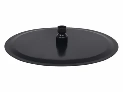 New Cabezal de ducha de lluvia rociador cabezal de ducha accesorio de baño acero inoxidable 30 cm redondo negro 02_0002074 Alcachofa De Ducha, Cabezal