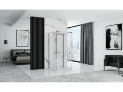 Rea Cabina De Ducha De Pared Rapid Swing 120X100 Chrome