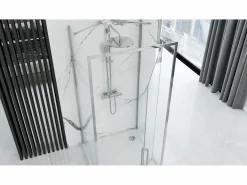 Hot Cabina De Ducha De Pared Rapid Swing 90X80 Chrome Cabina De Ducha
