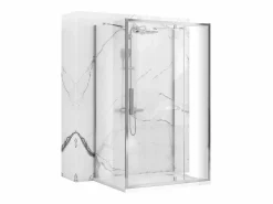 Rea Cabina De Ducha De Pared Rapid Swing 120X80 Chrome