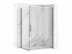 Rea Cabina De Ducha Esquinera Rapid Swing 120X100 Chrome