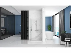 Rea Cabina De Ducha Esquinera Rapid Swing 120X100 Chrome