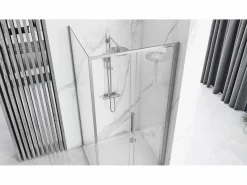 Sale Rea Cabina De Ducha Esquinera Rapid Slide 160X100 Chrome Gris