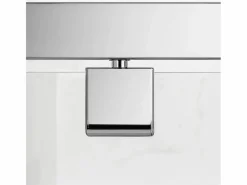 Rea Cabina De Ducha Primo Swing 90X90 Chrome Gris