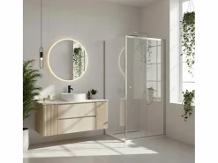 Rea Cabina De Ducha Primo Slide 100X70 Chrome Gris