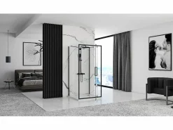 Hot Cabina De Ducha Rapid Swing 100x100 Black Cabina De Ducha