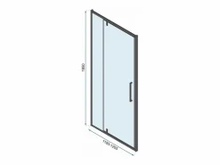 Hot Cabina De Ducha Rapid Swing 100x100 Black Cabina De Ducha