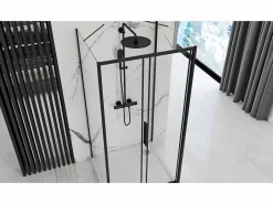 Clearance Cabina De Ducha Rapid Slide 110x80 Black Cabina De Ducha