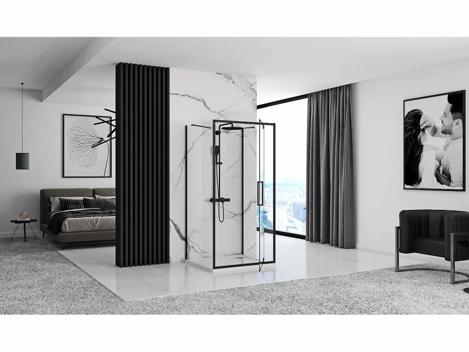New Cabina De Ducha Rapid Swing 80x80 Black Cabina De Ducha