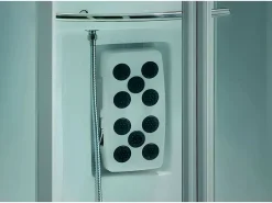 New Shower & Design Cabina de ducha rectangular Balneo-Hammam ARTHEMIS Blanco