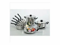 Best Cacerola Studio 12cm de acero inoxidable 18/10 con mango ergonómico de baquelita negra Material Y Utensilios De Cocina